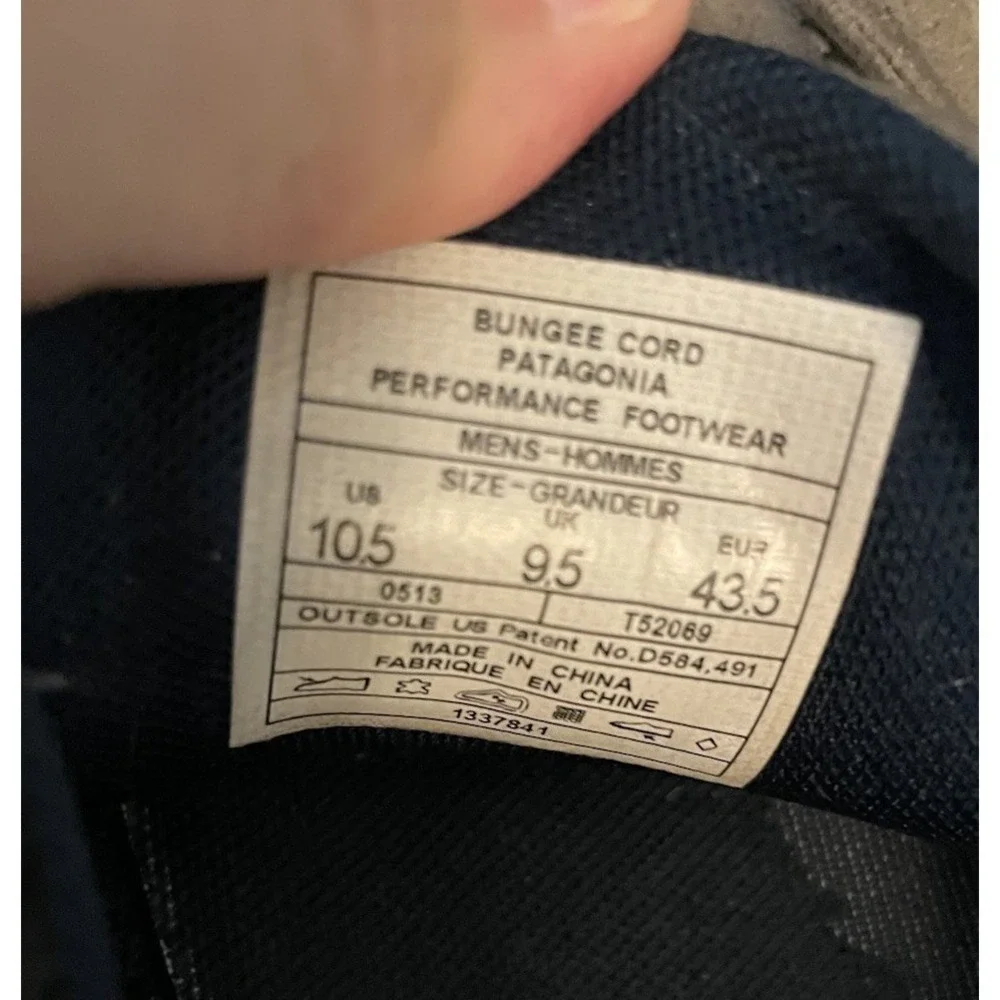 Patagonia Bungee Cord‎ Leather Moc Toe Shoes Mens 10.5 Brown Granola Gorpcore